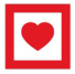 Red Cube Cares Red Cube Cares Heart Icon